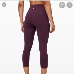 Lululemon Wunder Under High rise cropped leggings